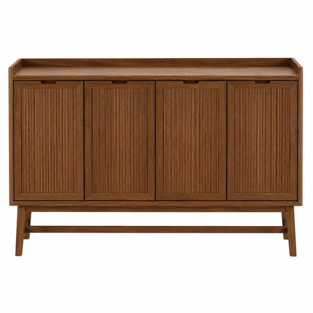 Oak Wood Sideboard Buffet Cabinet 120cm