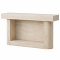 Travertine Console Table 120x35x80 cm