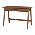 Wooden Writing Desk with Walnut Veneer and Drawer 120cm x 50cm x 75cm