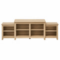 Rectangular Wood TV Stand and Entertainment Center 3-Piece Set